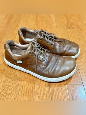 Lems Men’s 10 43 Nine2Five Leather Dress Shoes Barefoot Minimalist Zero Drop